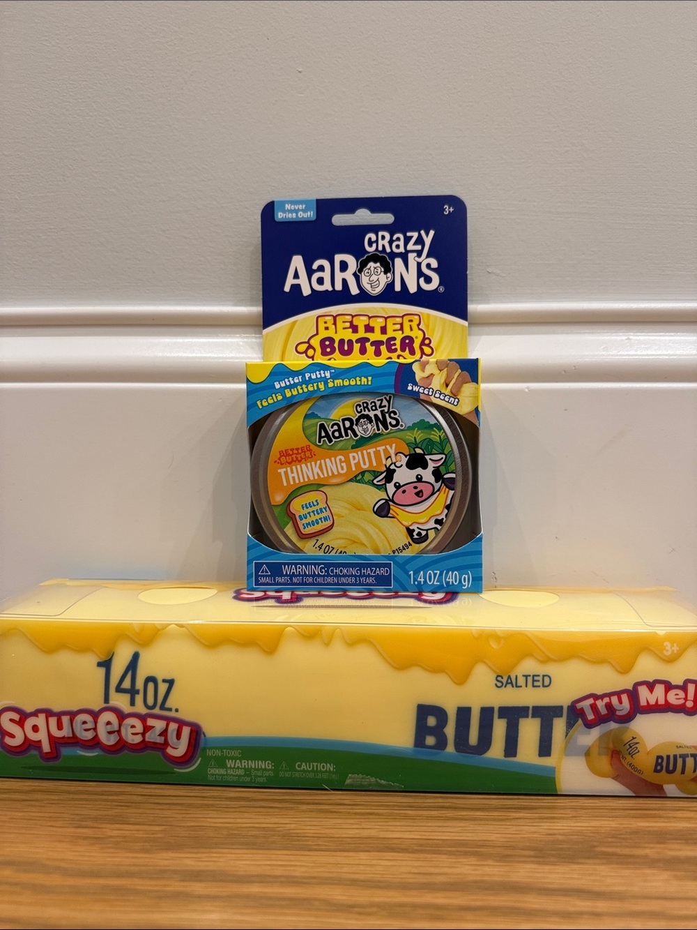 Crazy Aaron's Better Butter Thinking Putty + VIRAL Sunny Days butter Squeeezy!